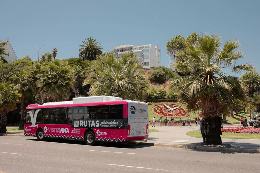 Bus Eléctrico Visita Viña